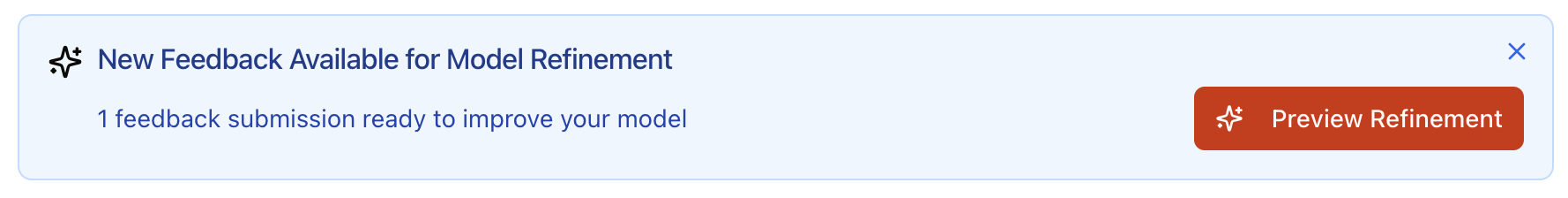 Trailspark Model Refinement Alert